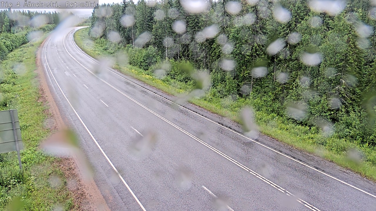 Weather Camera Image Väg 4 Äänekoski. PetomäkiPetomäki, Äänekoski, Keski-Suomi