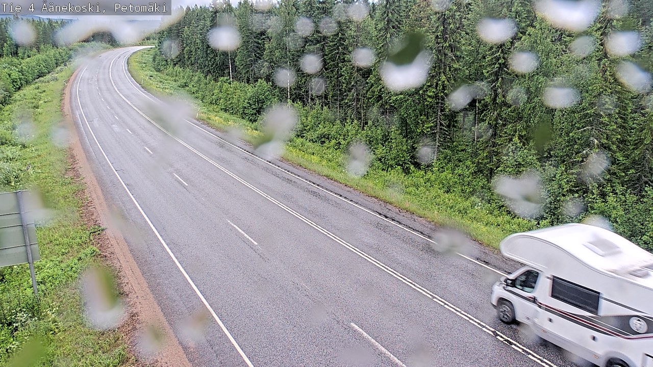 Weather Camera Image Väg 4 Äänekoski. PetomäkiPetomäki, Äänekoski, Keski-Suomi