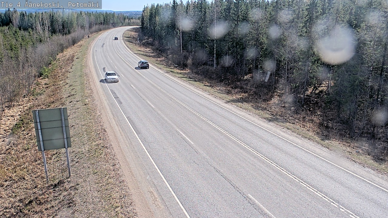 Weather Camera Image Väg 4 Äänekoski. PetomäkiPetomäki, Äänekoski, Keski-Suomi