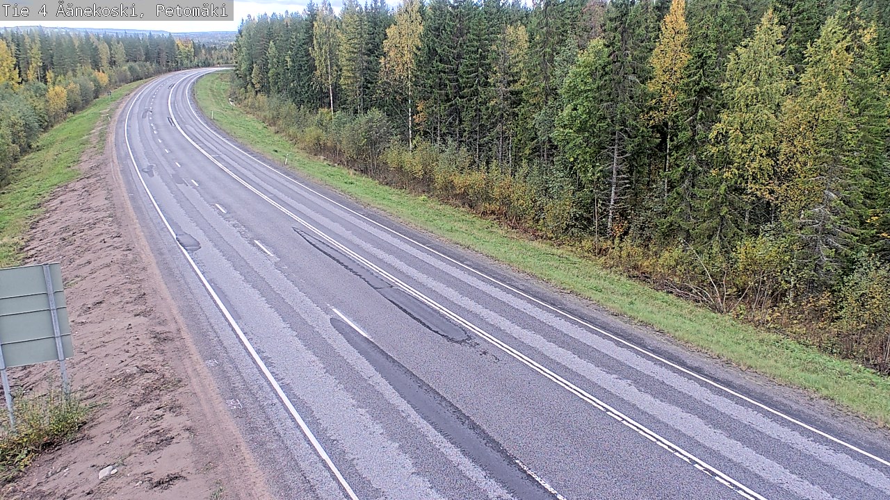 Weather Camera Image Road 4 Äänekoski. PetomäkiPetomäki, Äänekoski, Keski-Suomi