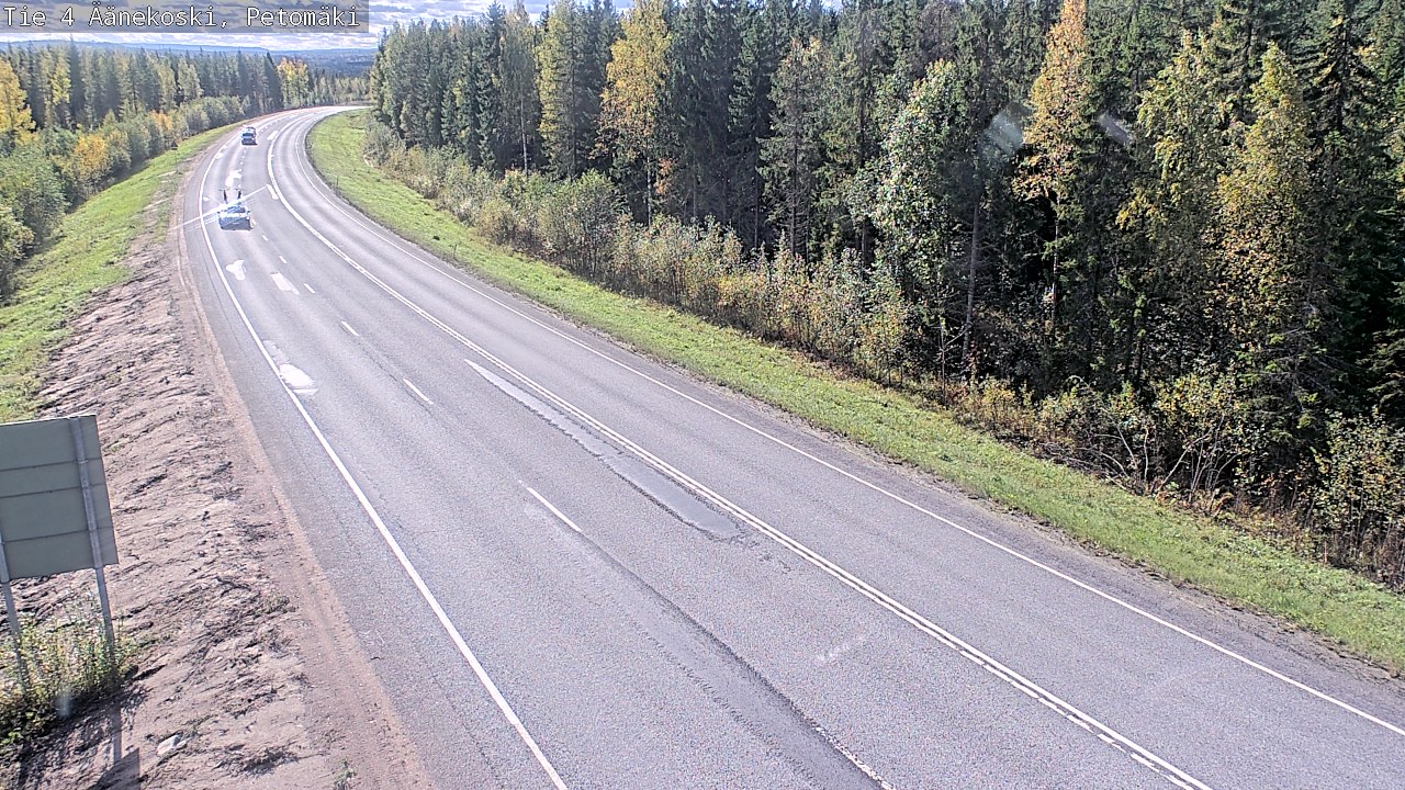 Weather Camera Image Road 4 Äänekoski. PetomäkiPetomäki, Äänekoski, Keski-Suomi