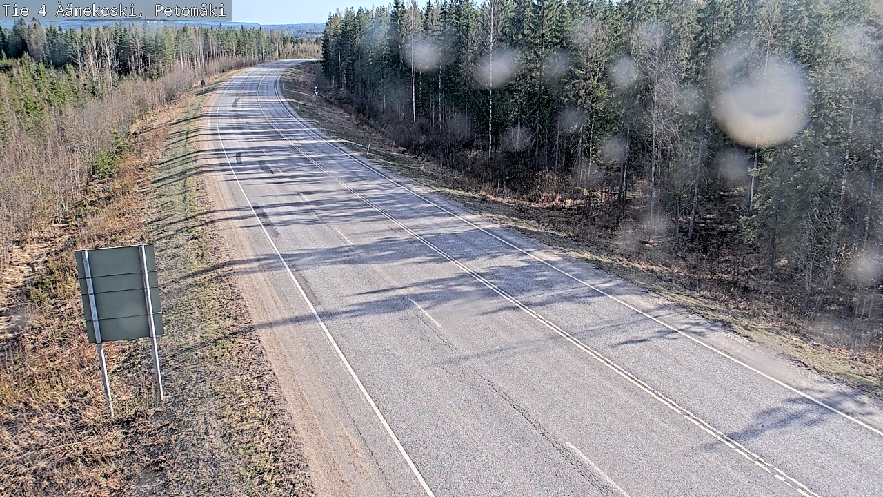 Weather Camera Image Väg 4 Äänekoski. PetomäkiPetomäki, Äänekoski, Keski-Suomi