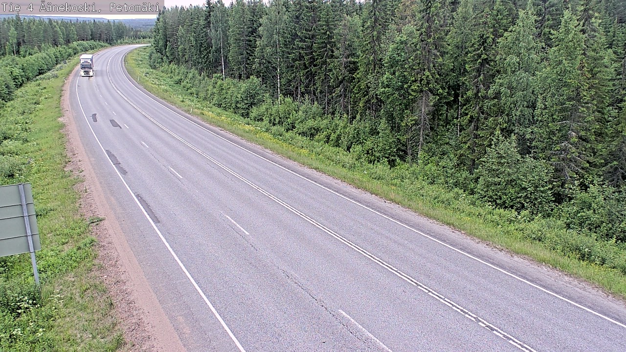 Kelikamerat Kuva Tie 4 Äänekoski. Petomäki, Äänekoski, Keski-Suomi