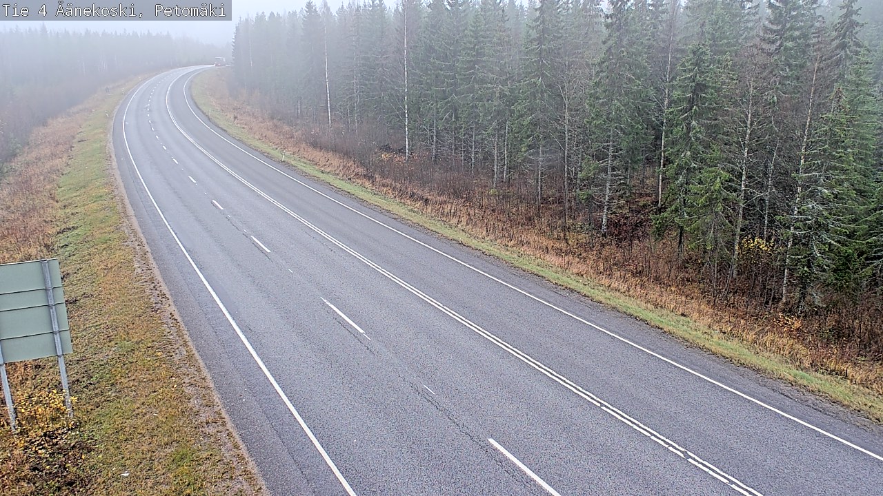 Kelikamerat Kuva Tie 4 Äänekoski. Petomäki, Äänekoski, Keski-Suomi