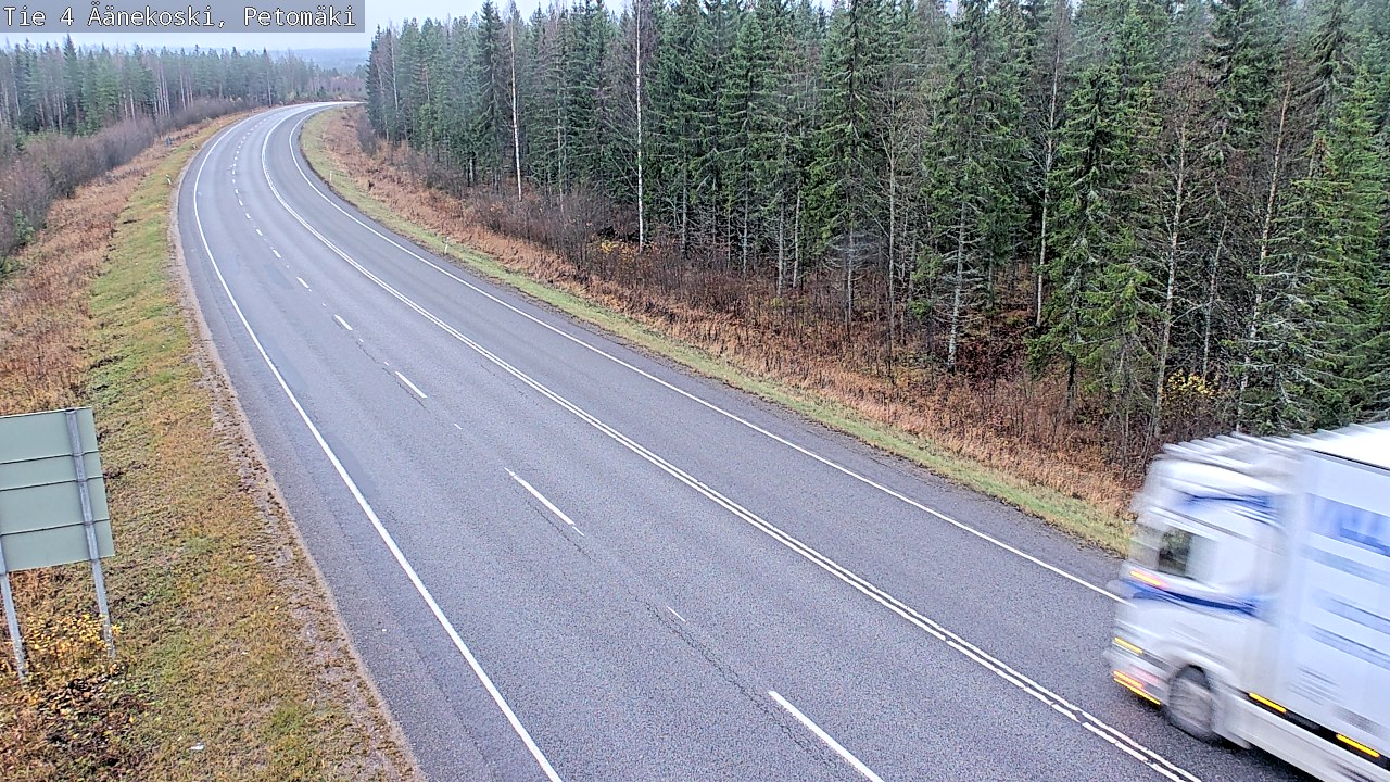 Kelikamerat Kuva Tie 4 Äänekoski. Petomäki, Äänekoski, Keski-Suomi