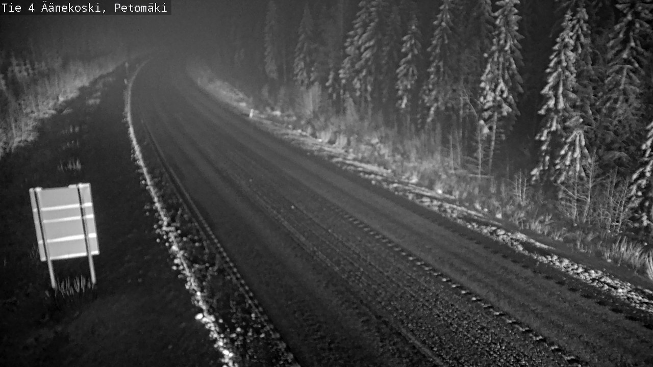 Weather Camera Image Road 4 Äänekoski. PetomäkiPetomäki, Äänekoski, Keski-Suomi
