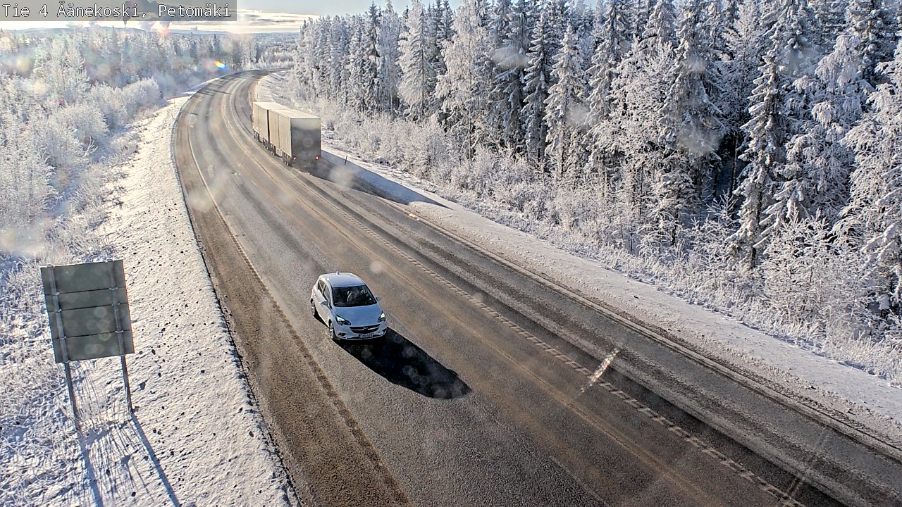 Weather Camera Image Road 4 Äänekoski. PetomäkiPetomäki, Äänekoski, Keski-Suomi
