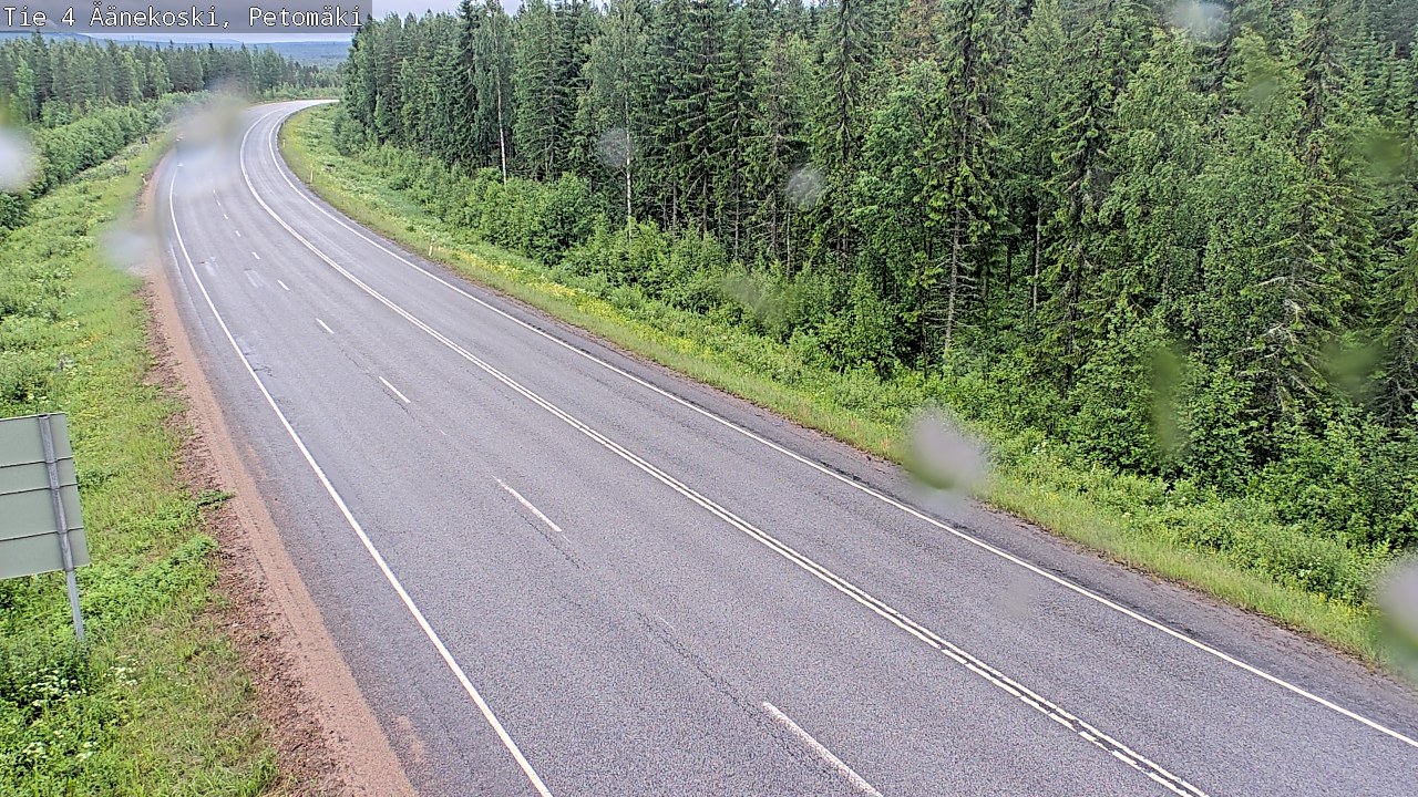 Weather Camera Image Väg 4 Äänekoski. PetomäkiPetomäki, Äänekoski, Keski-Suomi