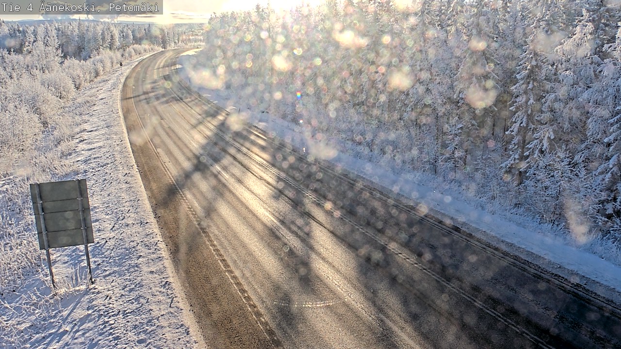 Weather Camera Image Road 4 Äänekoski. PetomäkiPetomäki, Äänekoski, Keski-Suomi