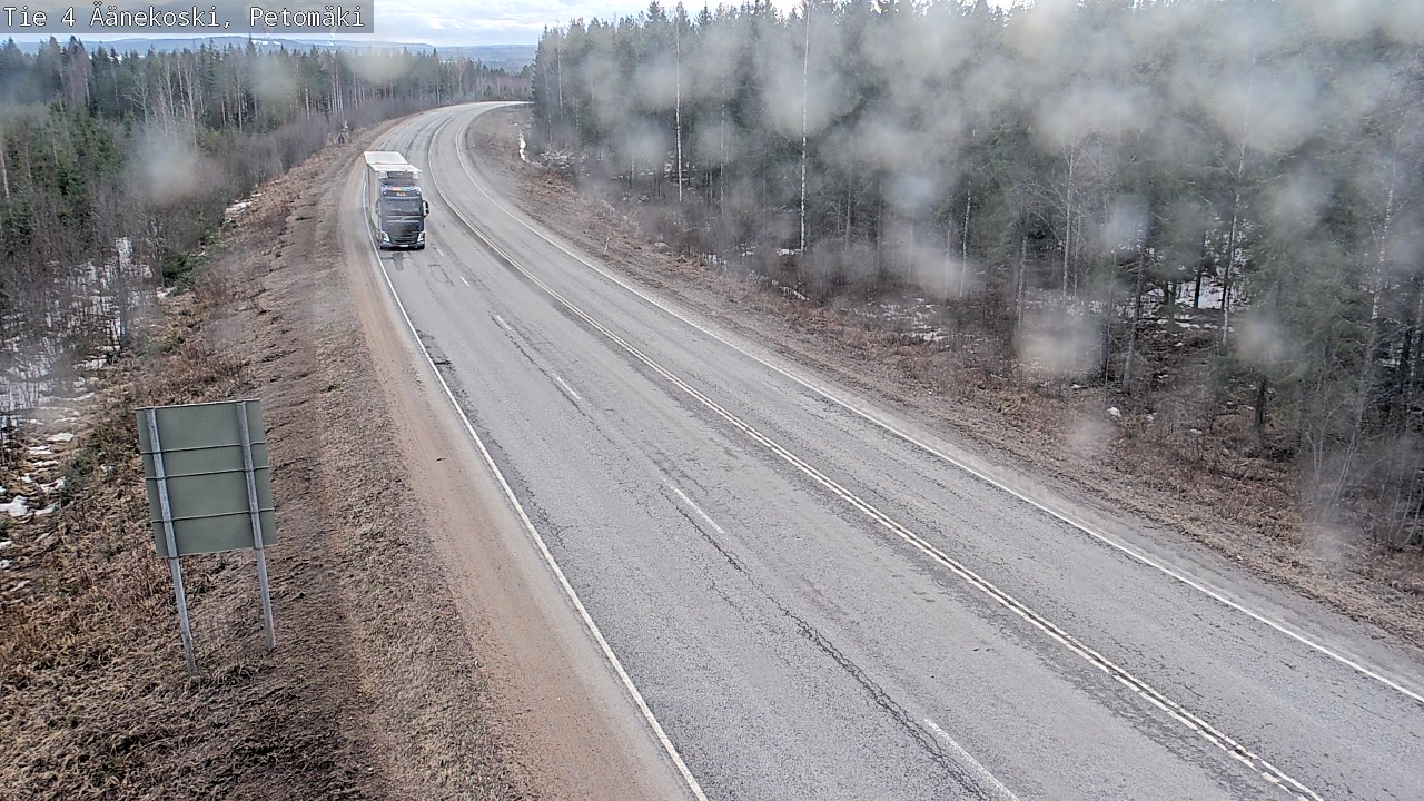 Weather Camera Image Road 4 Äänekoski. PetomäkiPetomäki, Äänekoski, Keski-Suomi