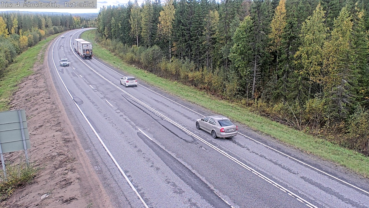 Weather Camera Image Road 4 Äänekoski. PetomäkiPetomäki, Äänekoski, Keski-Suomi