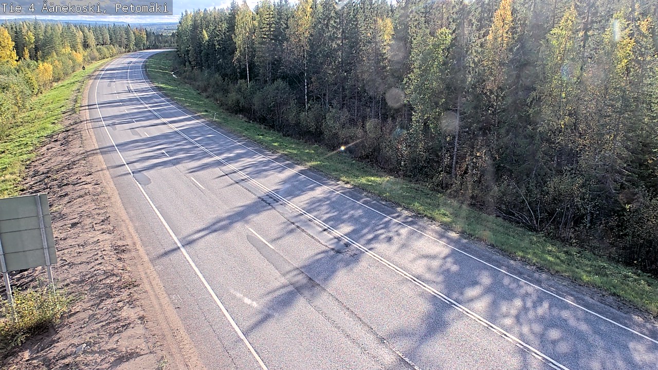 Weather Camera Image Road 4 Äänekoski. PetomäkiPetomäki, Äänekoski, Keski-Suomi