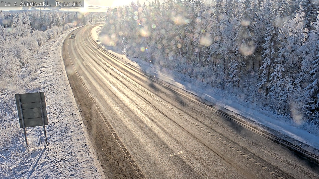 Weather Camera Image Road 4 Äänekoski. PetomäkiPetomäki, Äänekoski, Keski-Suomi