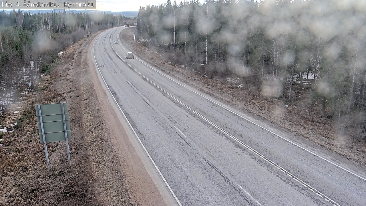 Weather Camera Image Road 4 Äänekoski. PetomäkiPetomäki, Äänekoski, Keski-Suomi