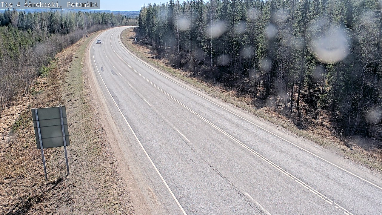 Weather Camera Image Väg 4 Äänekoski. PetomäkiPetomäki, Äänekoski, Keski-Suomi