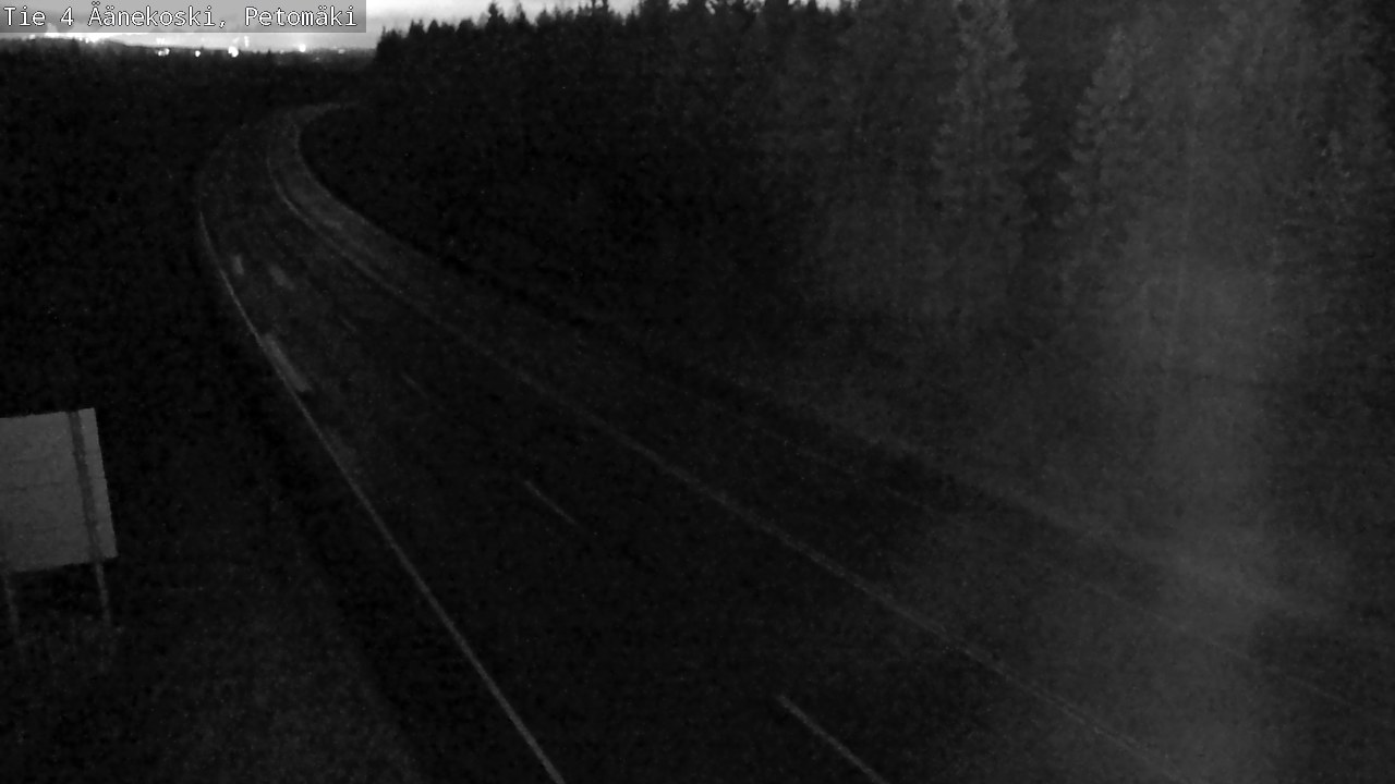 Weather Camera Image Väg 4 Äänekoski. PetomäkiPetomäki, Äänekoski, Keski-Suomi