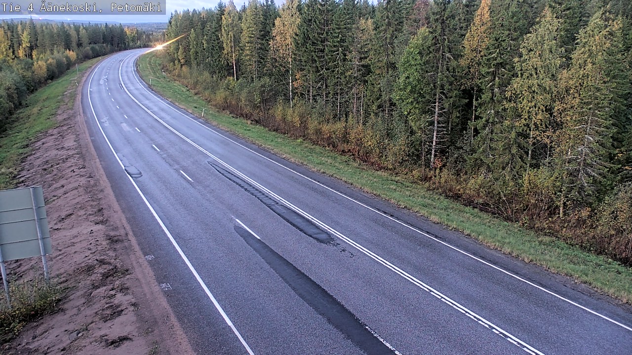 Kelikamerat Kuva Tie 4 Äänekoski. Petomäki, Äänekoski, Keski-Suomi