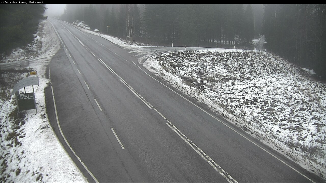 Weather Camera Image Väg 24 Kuhmois, Patavesi, Kuhmoinen, Pirkanmaa