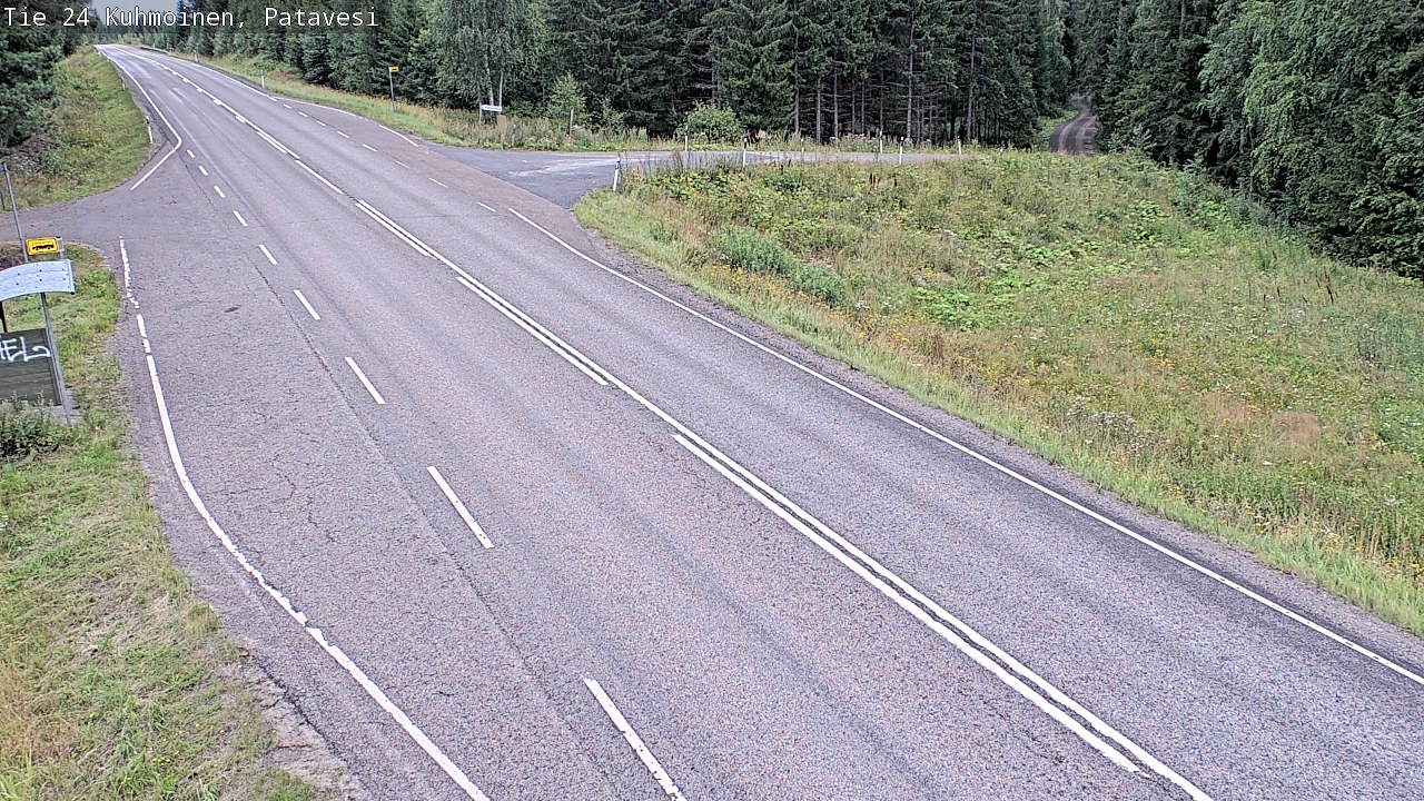 Weather Camera Image Väg 24 Kuhmois, Patavesi, Kuhmoinen, Pirkanmaa