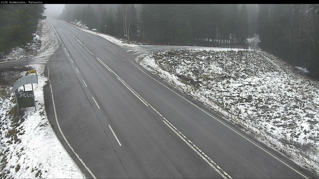 Weather Camera Image Väg 24 Kuhmois, Patavesi, Kuhmoinen, Pirkanmaa