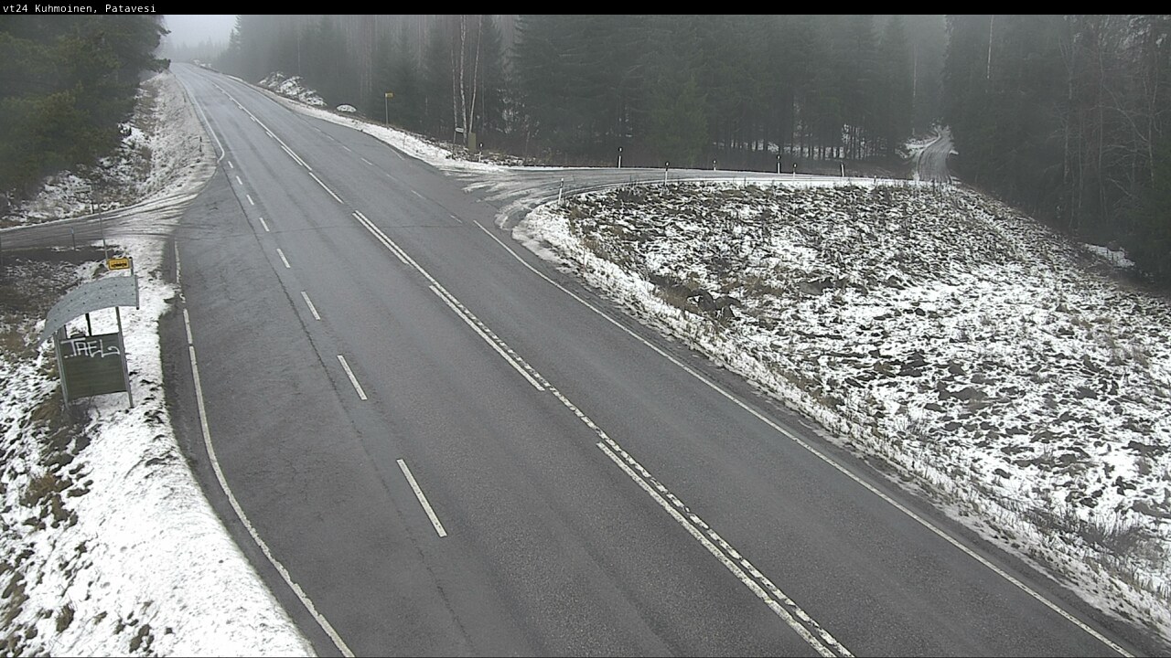 Weather Camera Image Väg 24 Kuhmois, Patavesi, Kuhmoinen, Pirkanmaa