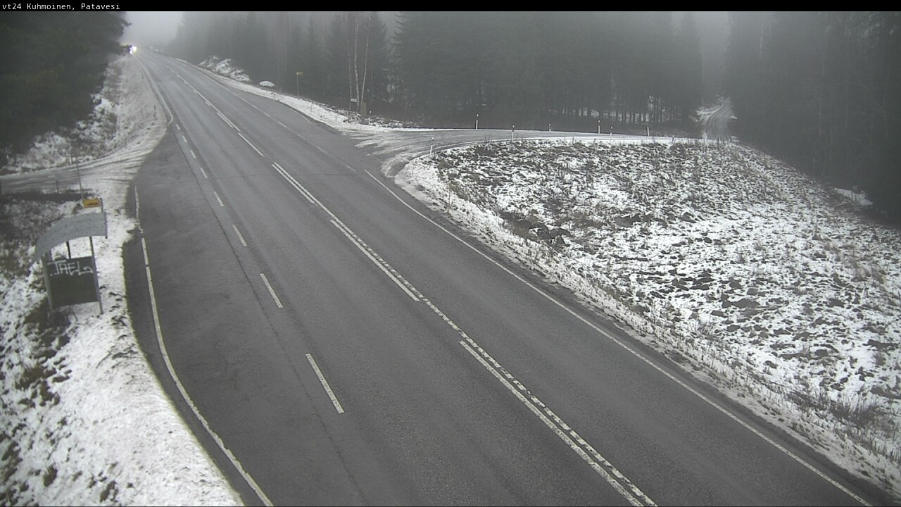 Weather Camera Image Väg 24 Kuhmois, Patavesi, Kuhmoinen, Pirkanmaa
