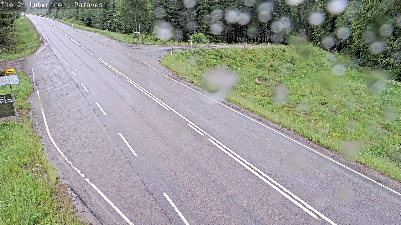 Weather Camera Image Väg 24 Kuhmois, Patavesi, Kuhmoinen, Pirkanmaa