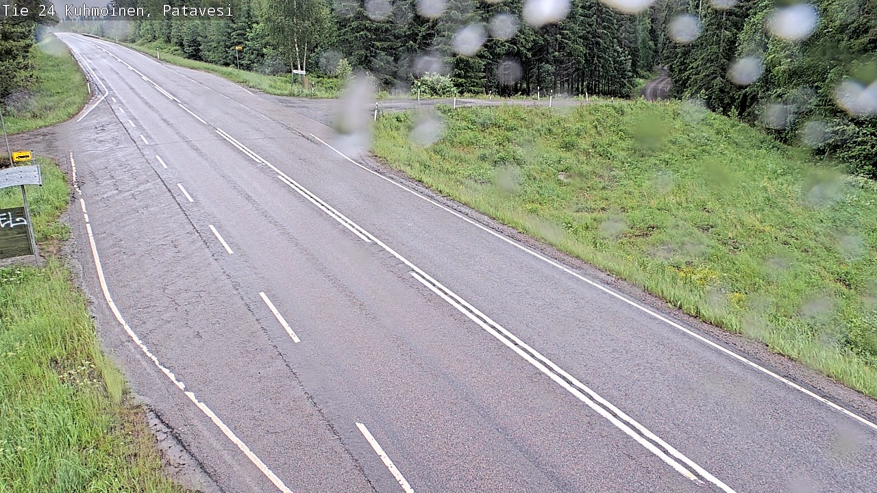 Weather Camera Image Väg 24 Kuhmois, Patavesi, Kuhmoinen, Pirkanmaa