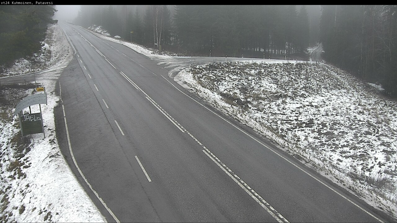 Weather Camera Image Väg 24 Kuhmois, Patavesi, Kuhmoinen, Pirkanmaa