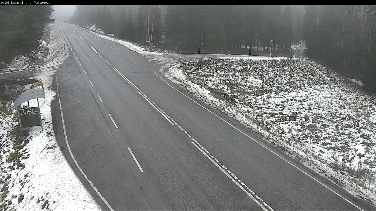 Weather Camera Image Väg 24 Kuhmois, Patavesi, Kuhmoinen, Pirkanmaa