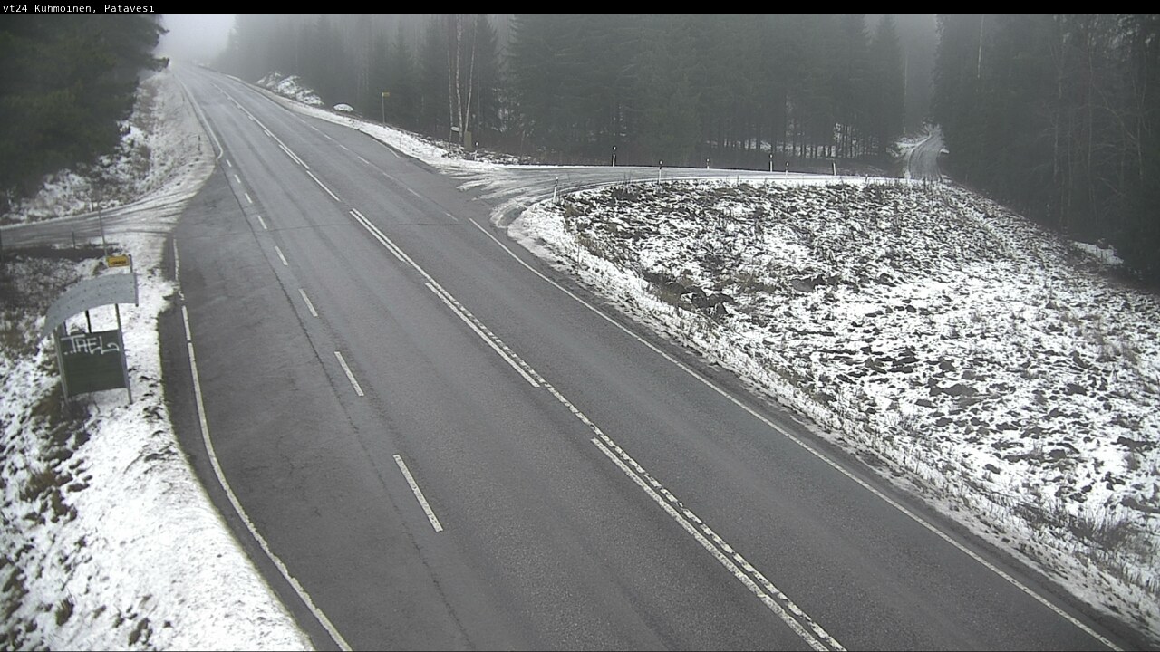 Weather Camera Image Väg 24 Kuhmois, Patavesi, Kuhmoinen, Pirkanmaa