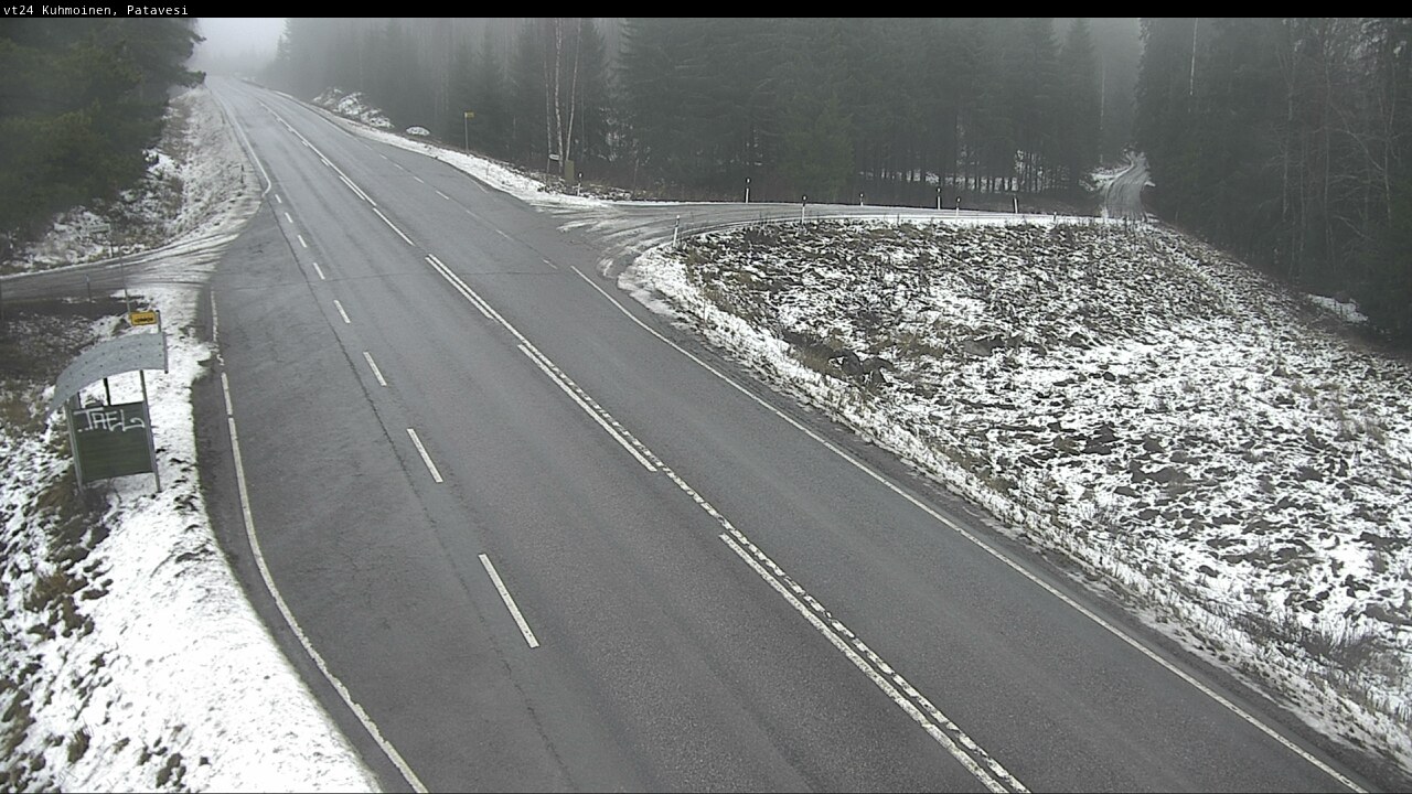 Weather Camera Image Väg 24 Kuhmois, Patavesi, Kuhmoinen, Pirkanmaa