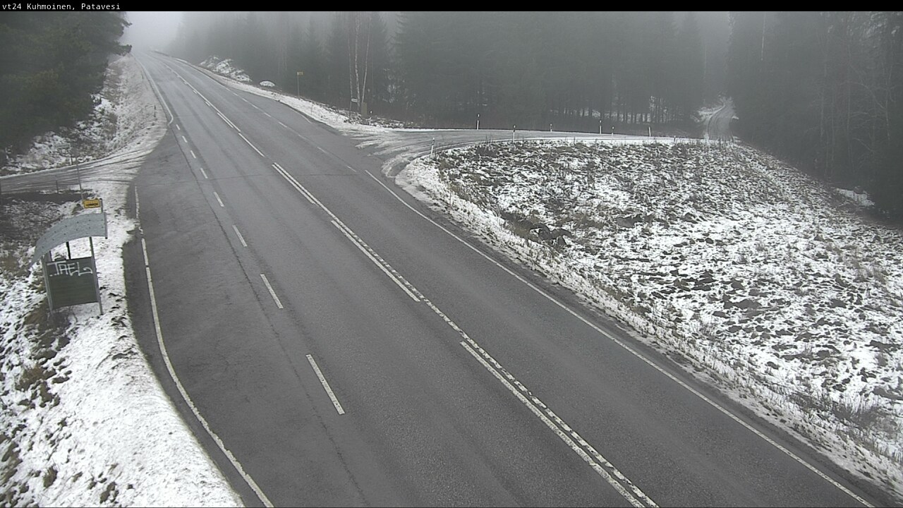 Weather Camera Image Väg 24 Kuhmois, Patavesi, Kuhmoinen, Pirkanmaa