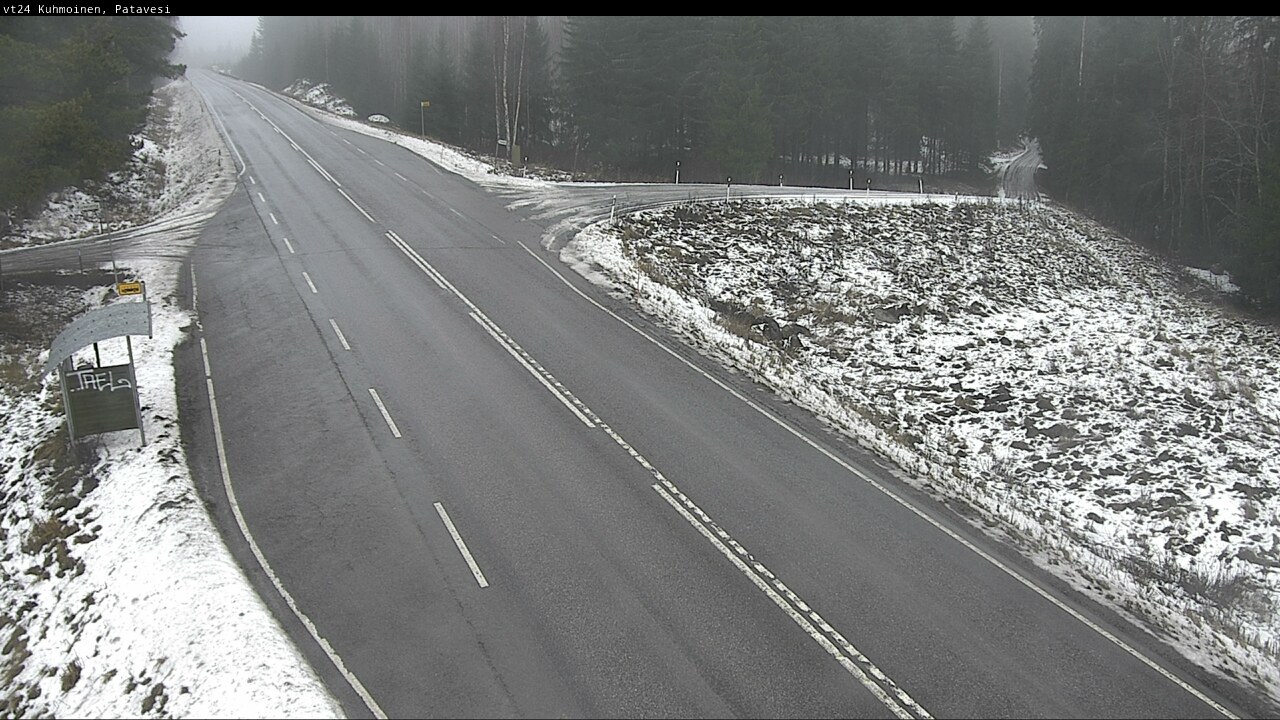 Weather Camera Image Väg 24 Kuhmois, Patavesi, Kuhmoinen, Pirkanmaa