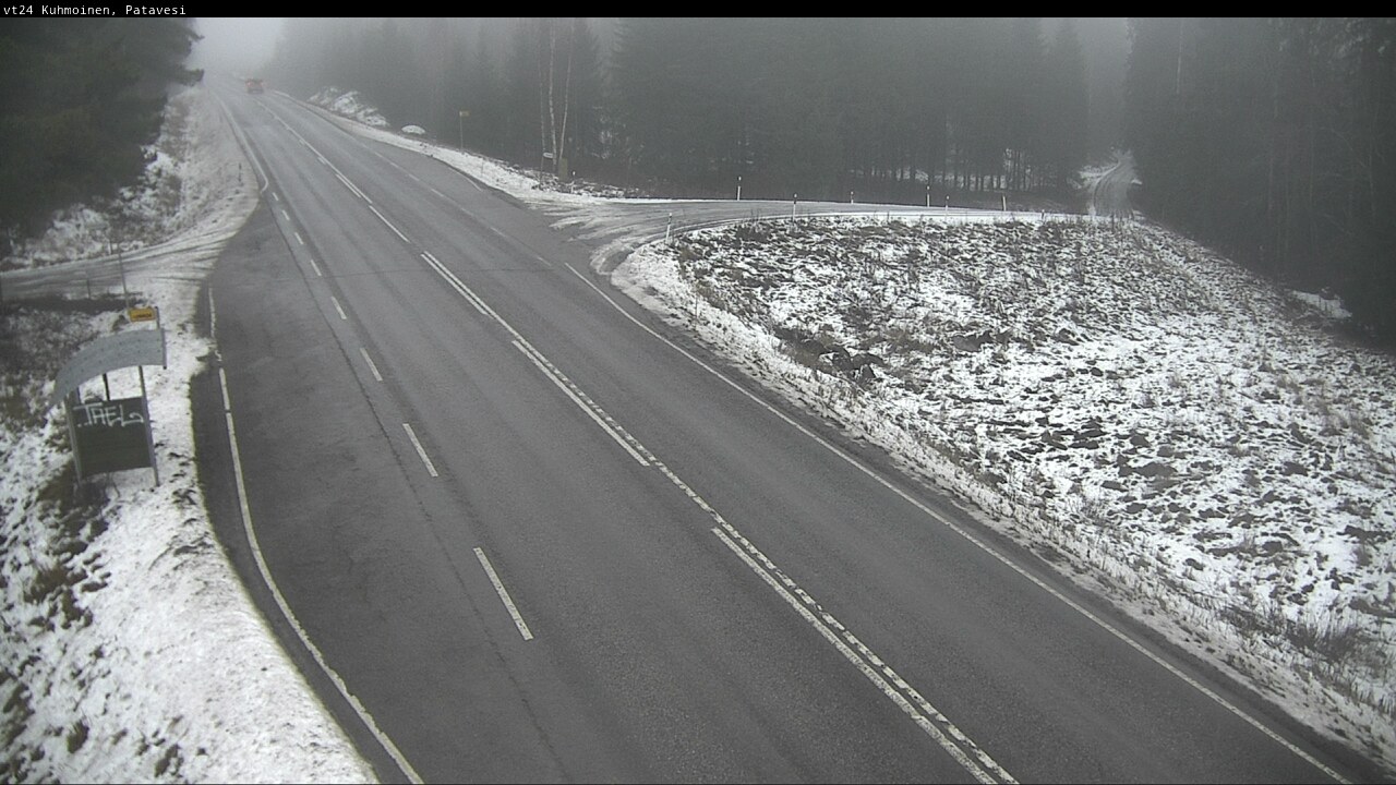 Weather Camera Image Väg 24 Kuhmois, Patavesi, Kuhmoinen, Pirkanmaa