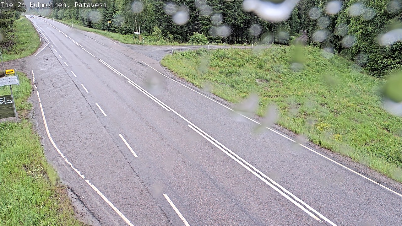 Weather Camera Image Väg 24 Kuhmois, Patavesi, Kuhmoinen, Pirkanmaa