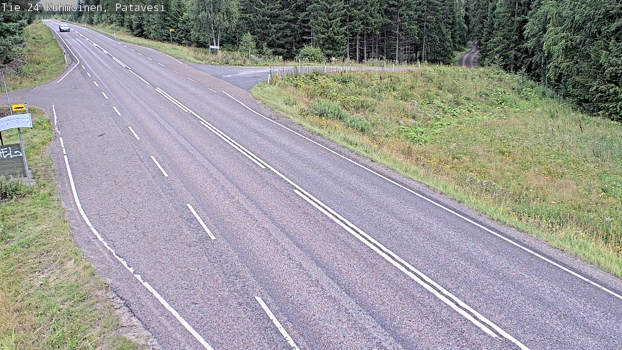 Weather Camera Image Väg 24 Kuhmois, Patavesi, Kuhmoinen, Pirkanmaa