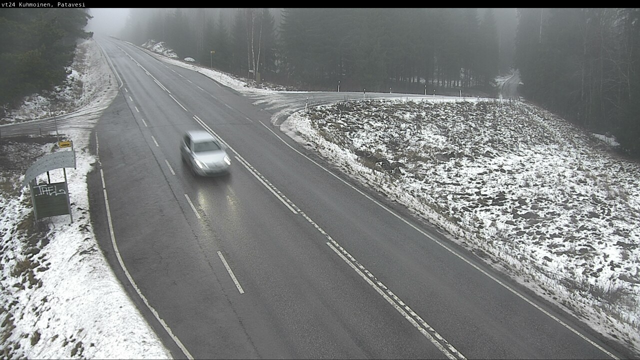 Weather Camera Image Väg 24 Kuhmois, Patavesi, Kuhmoinen, Pirkanmaa