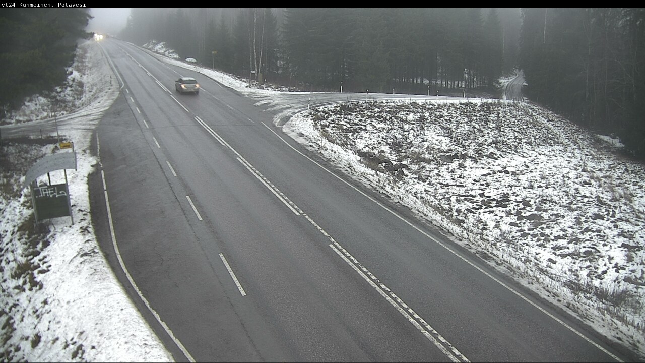 Weather Camera Image Väg 24 Kuhmois, Patavesi, Kuhmoinen, Pirkanmaa