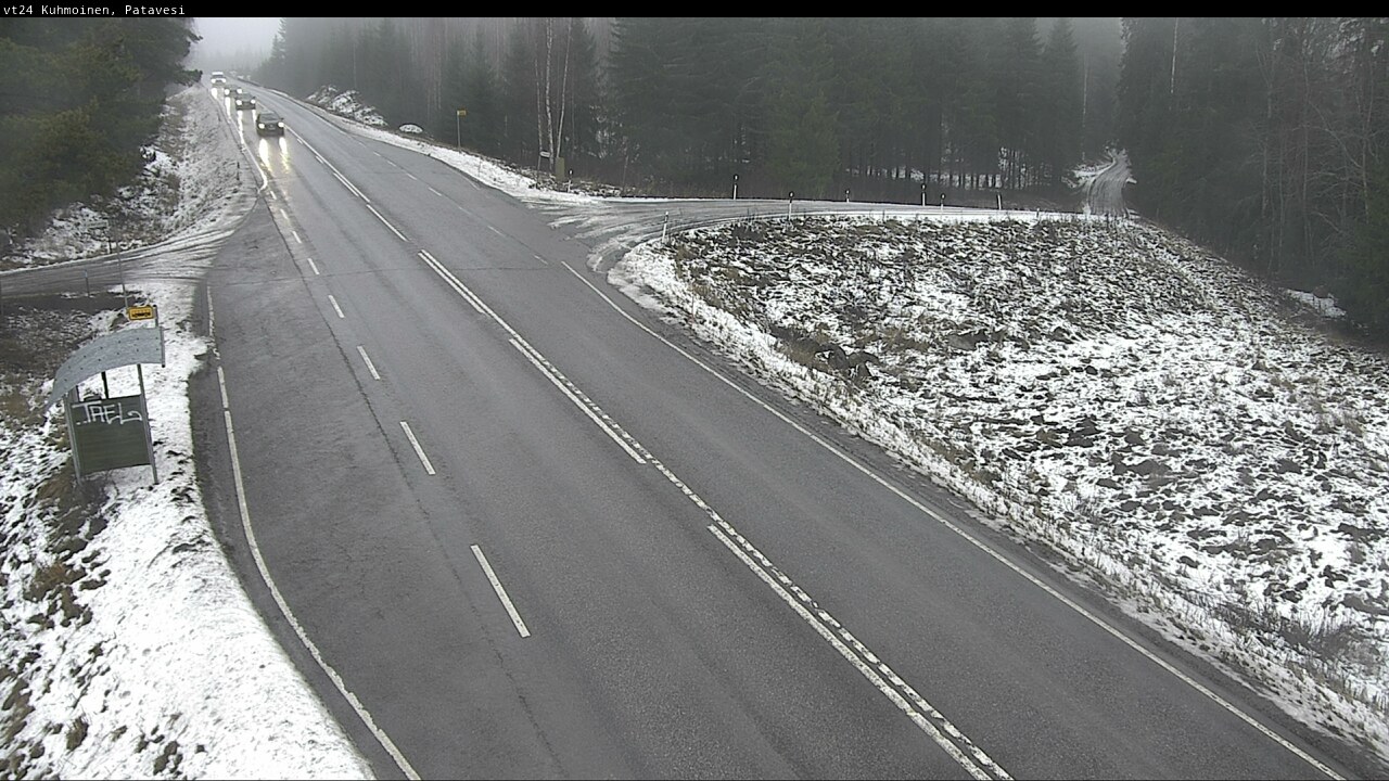 Weather Camera Image Väg 24 Kuhmois, Patavesi, Kuhmoinen, Pirkanmaa