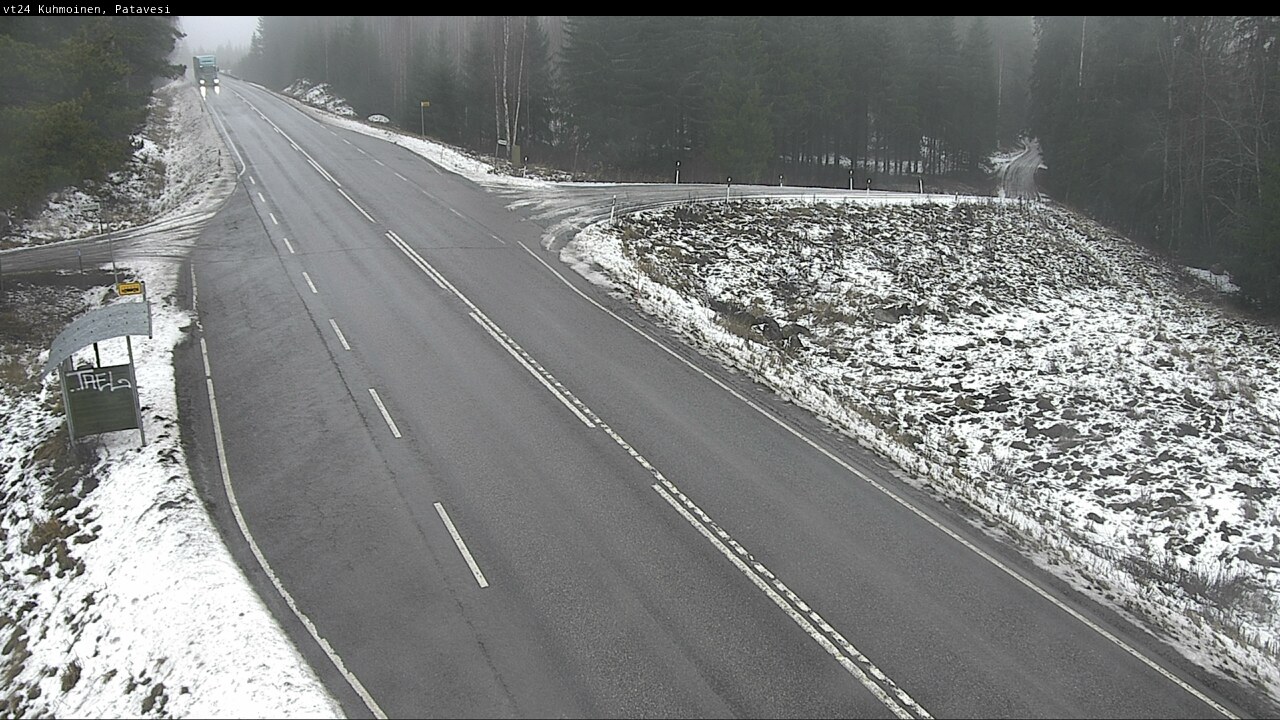 Weather Camera Image Väg 24 Kuhmois, Patavesi, Kuhmoinen, Pirkanmaa