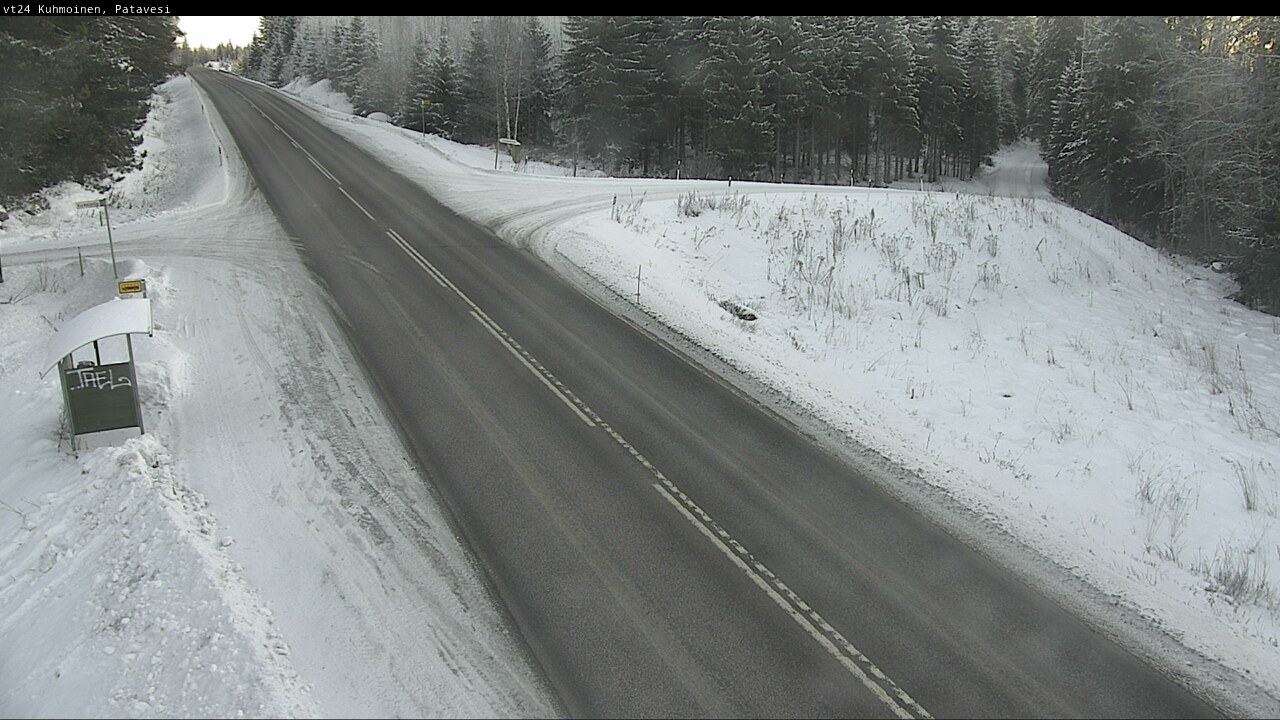 Weather Camera Image Väg 24 Kuhmois, Patavesi, Kuhmoinen, Pirkanmaa