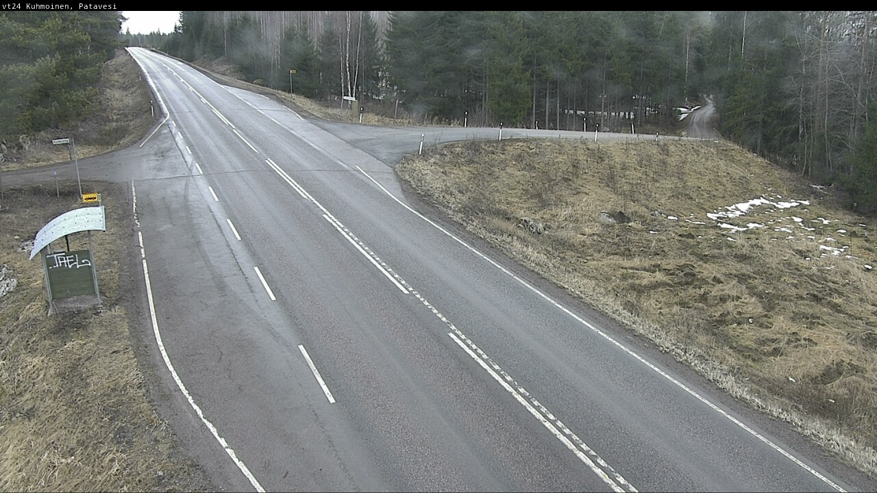 Weather Camera Image Road 24 Kuhmoinen, Patavesi, Kuhmoinen, Pirkanmaa