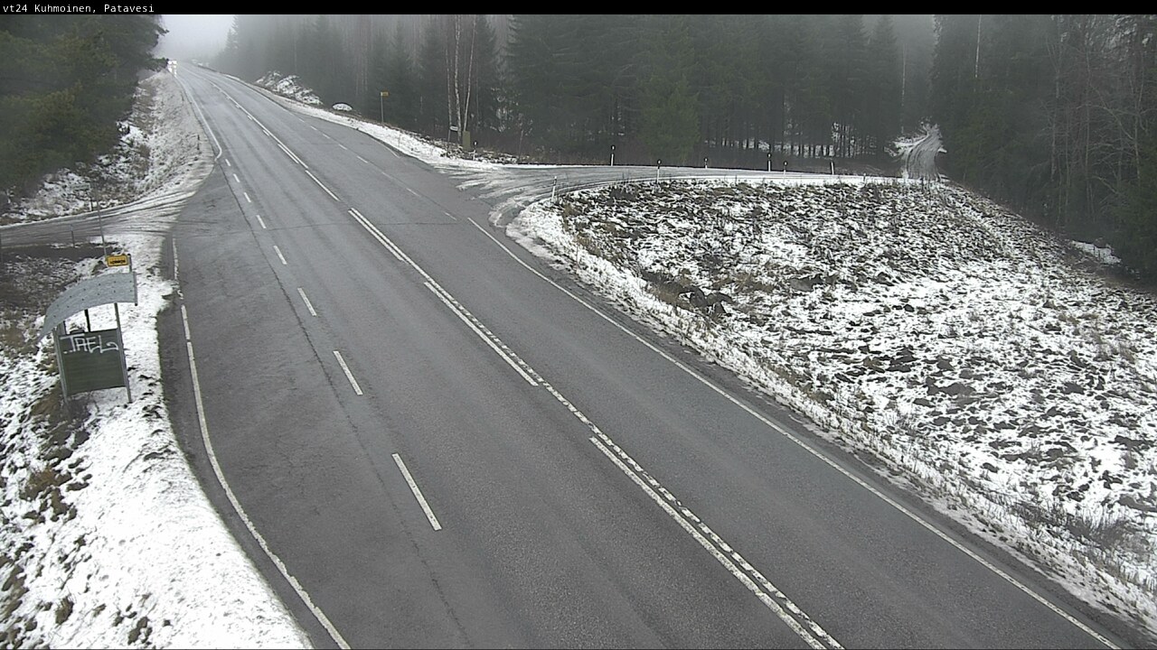 Weather Camera Image Väg 24 Kuhmois, Patavesi, Kuhmoinen, Pirkanmaa