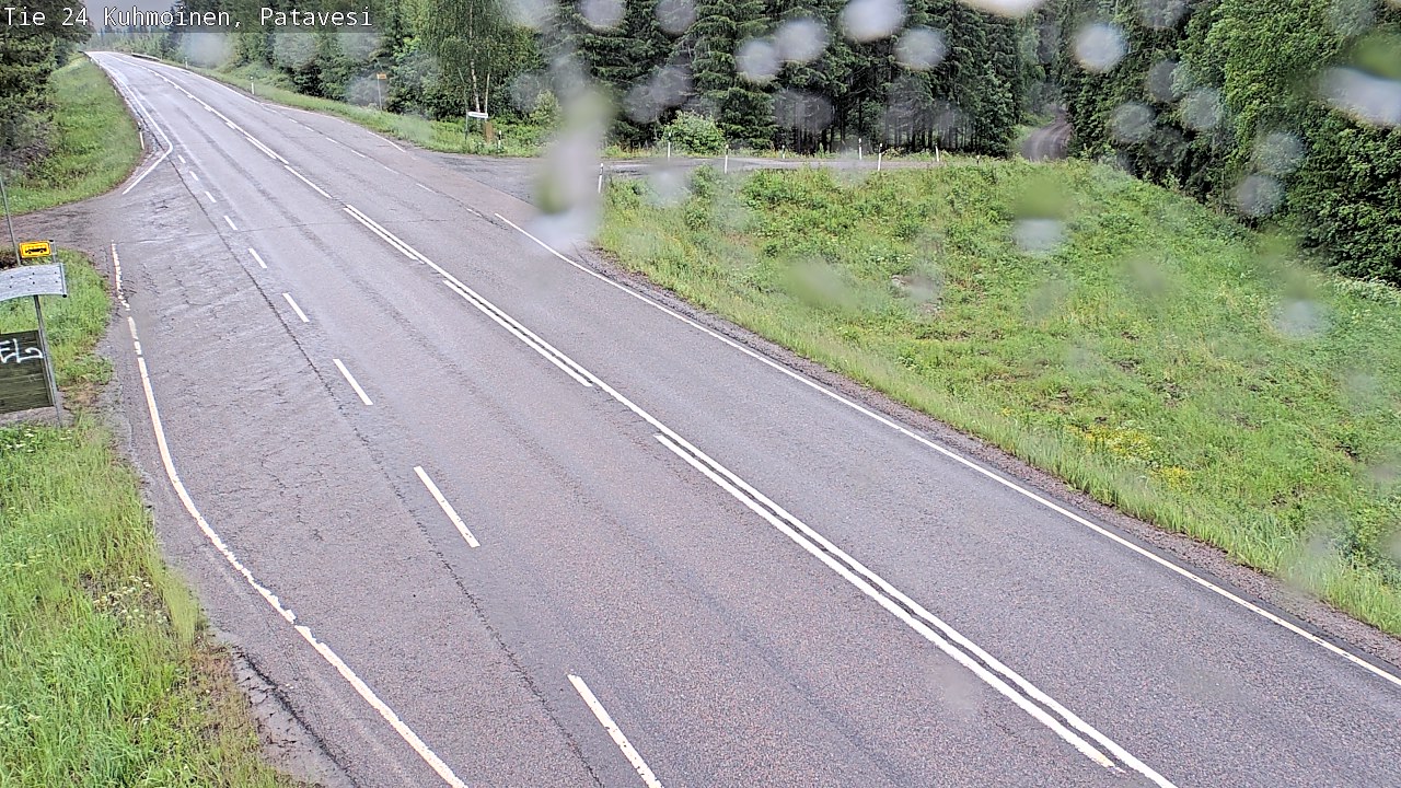 Weather Camera Image Väg 24 Kuhmois, Patavesi, Kuhmoinen, Pirkanmaa