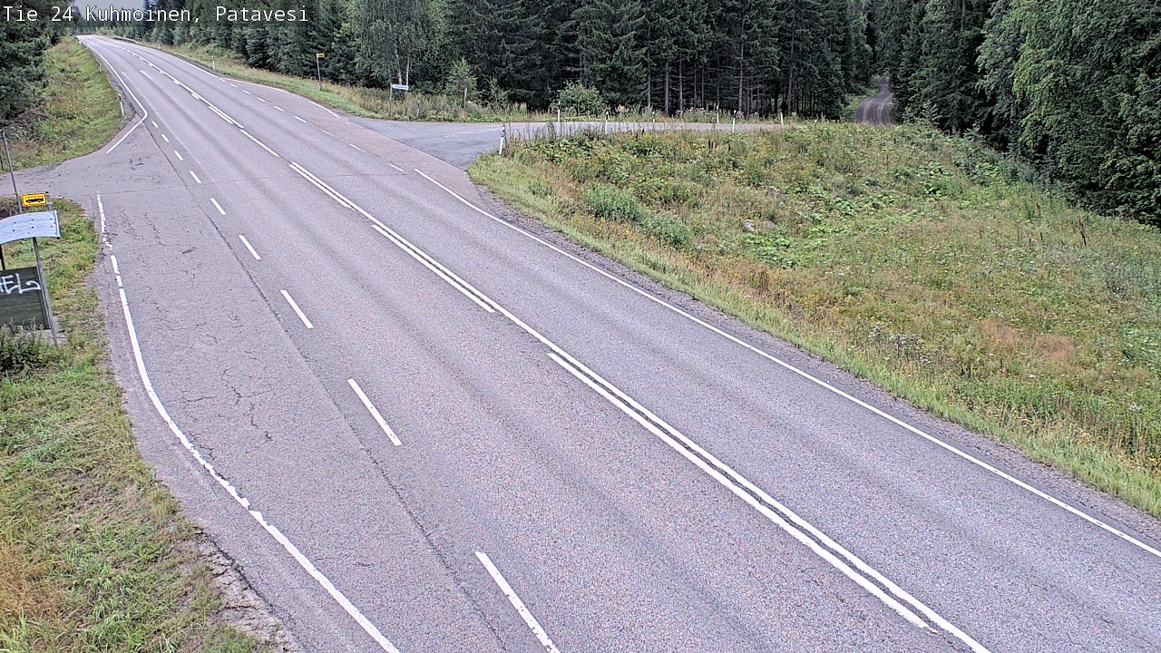 Weather Camera Image Road 24 Kuhmoinen, Patavesi, Kuhmoinen, Pirkanmaa