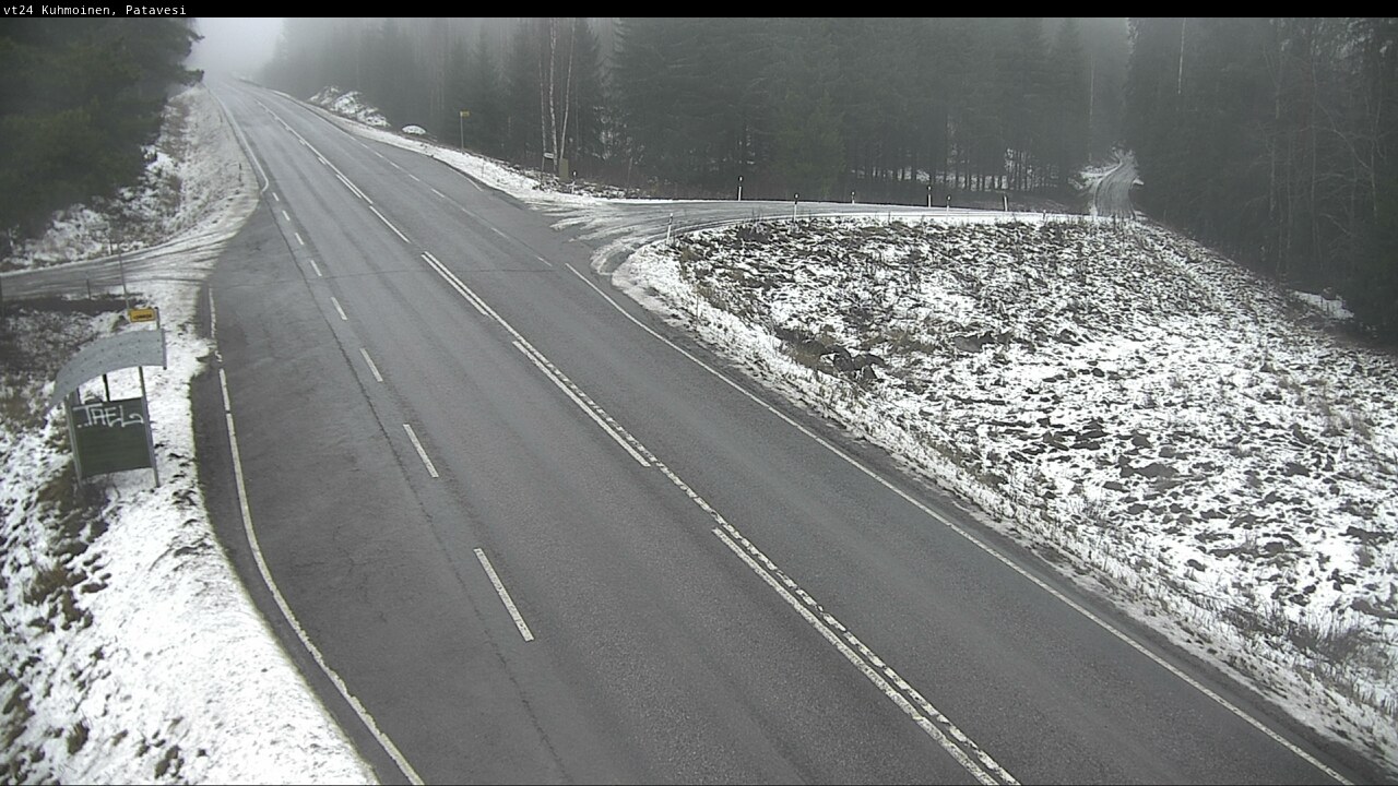 Weather Camera Image Väg 24 Kuhmois, Patavesi, Kuhmoinen, Pirkanmaa