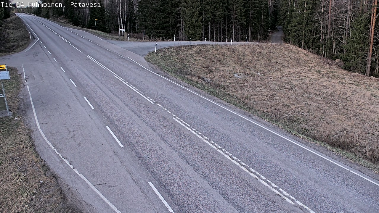 Weather Camera Image Väg 24 Kuhmois, Patavesi, Kuhmoinen, Pirkanmaa