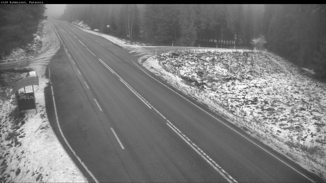 Weather Camera Image Väg 24 Kuhmois, Patavesi, Kuhmoinen, Pirkanmaa