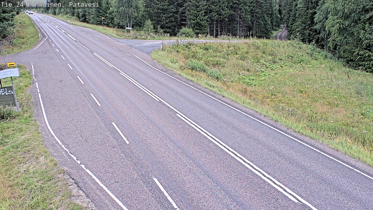 Weather Camera Image Väg 24 Kuhmois, Patavesi, Kuhmoinen, Pirkanmaa
